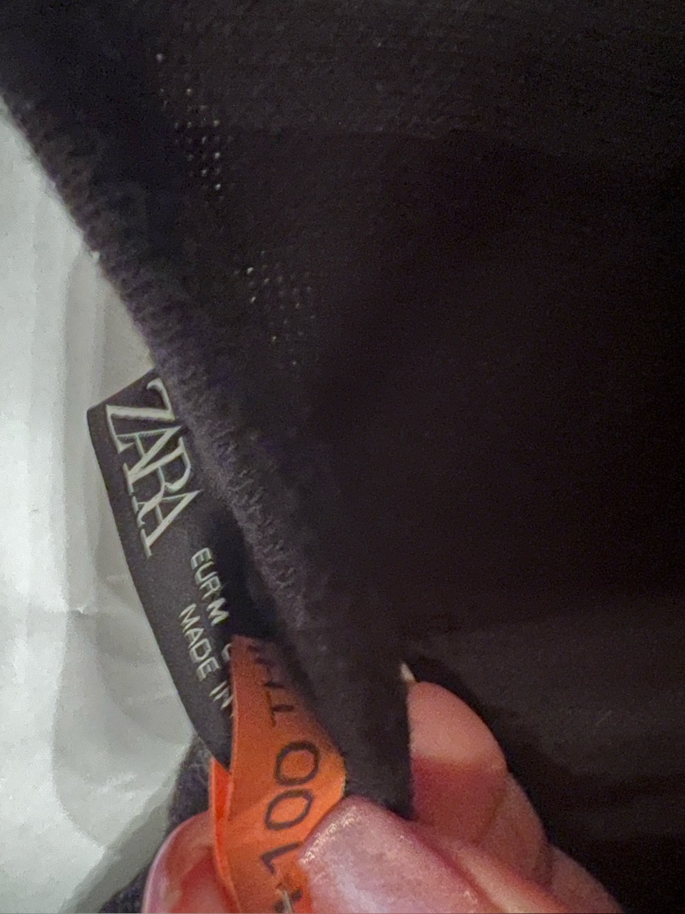 Zara Black Short-Sleeve Knit Dress - Picture 3 of 6